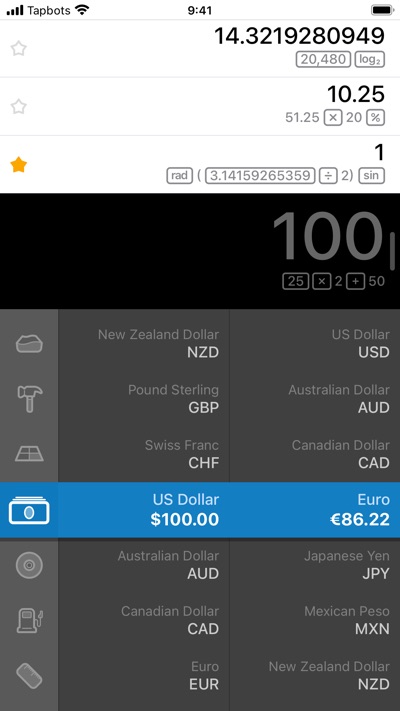 Calcbot 2 App Store screenshot