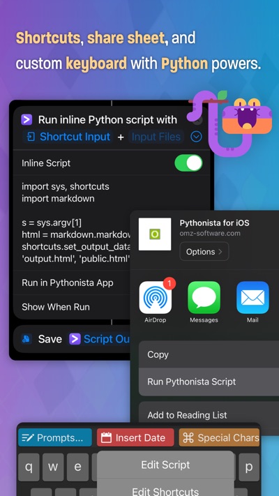Pythonista 3 App Store screenshot